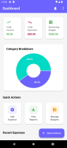 Finance App - Flutter Application Screenshot 1