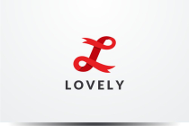 Lovely Letter L Ribbon Logo Design Vector Screenshot 1
