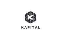 Letter K Hexagon Pixel Logo Design Vector v.06 Screenshot 3