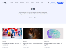 SNL Pro NextJs Tailwind Website Template Screenshot 3