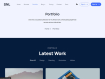 SNL Pro NextJs Tailwind Website Template Screenshot 6