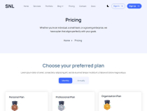 SNL Pro NextJs Tailwind Website Template Screenshot 7