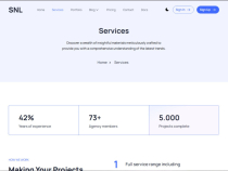 SNL Pro NextJs Tailwind Website Template Screenshot 8