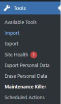 WP Maintenance Mode Killer Screenshot 4