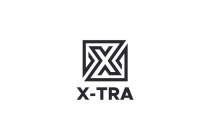 Xtra Letter X Square Logo Design Vector v02 Screenshot 3