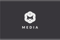 Letter M Hexagon Pixel Logo Design Vector v14 Screenshot 2
