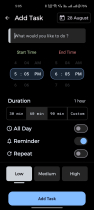 Taskora – To-Do List Android App Source Code Screenshot 4