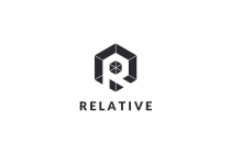 Letter R Hexagon Geometric Logo Design Vector v08 Screenshot 3