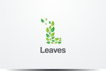 Leaves Leaf Letter L Logo Design Vector Screenshot 1