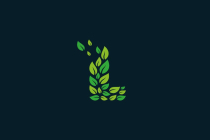 Leaves Leaf Letter L Logo Design Vector Screenshot 2