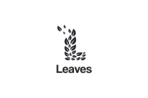 Leaves Leaf Letter L Logo Design Vector Screenshot 3