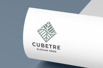 Geometric Cube Tree Logo Screenshot 2