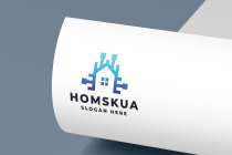 Digital Smart House Tech Logo Screenshot 2
