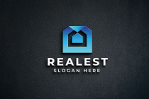 Modern Real Estate and Home Logo Screenshot 1