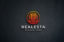 Modern Real Estate Building Logo Screenshot 1