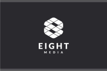 Eight Hexagon Colorful Number 8 Logo Design Vector Screenshot 4
