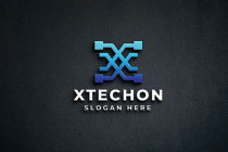 Modern X Letter Logo - Network  Screenshot 1
