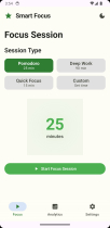 Smart Focus Elite - Android Productivity Template Screenshot 2