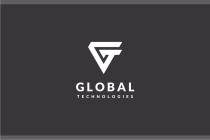 Global Tech Initial Letter G GT Logo Design Vector Screenshot 2