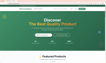 MiniCommerce - Laravel 12 Ecommerce Website Screenshot 1