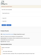 OnPage Pro - Self-Hosted PHP On-Page SEO Analyze Screenshot 1