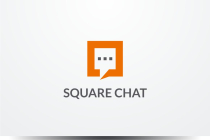 Square Chat Logo Design Vector Screenshot 2