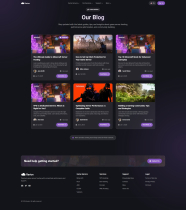 Ravion - Game Hosting Website CMS Screenshot 1