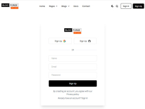 BlogForge Nextjs Website Templates Screenshot 9