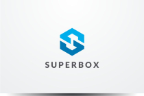 Super Box Letter S Hexagon Logo Design Vector Screenshot 1