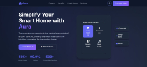 Aura - Smart Home Landing Page Template  Screenshot 5