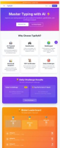 TypeMaster - Online Typing Speed Test PHP Script Screenshot 1