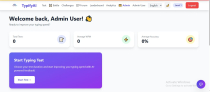 TypeMaster - Online Typing Speed Test PHP Script Screenshot 3