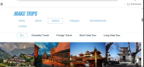 MakeTrips-Traveling  Booking System in PHP. Screenshot 5