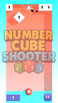 Number Cube Shooter - Puzzle Mobile Unity Game Screenshot 2