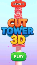 Cut tower 3d Hyper Casual Game Screenshot 1