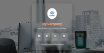 Coming Soon Countdown HTML Template 10 Themes Screenshot 5