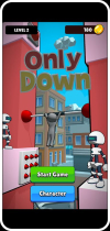 Only Down - Hyper Casual Unity Source Code Screenshot 1