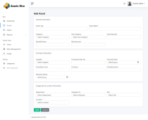 Assets Hive – Fixed Asset Management System Screenshot 1