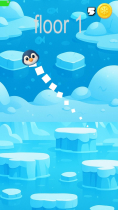 Penguin Jumper Endless Level Unity Game  Screenshot 3