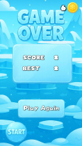 Penguin Jumper Endless Level Unity Game  Screenshot 7