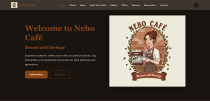 Nebo Caf - Cafe Restaurant HTML Template Screenshot 5