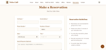Nebo Caf - Cafe Restaurant HTML Template Screenshot 9