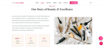 Luxe Salon - Modern Beauty Salon HTML Template Screenshot 1