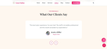 Luxe Salon - Modern Beauty Salon HTML Template Screenshot 11