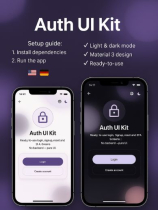 Flutter Auth UI Kit – Material 3 Screenshot 4