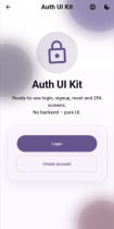 Flutter Auth UI Kit – Material 3 Screenshot 6