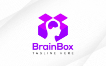 Human Brain Box Logo Design Screenshot 1