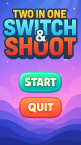 Two in one Switch & Shoot - Casual Mobile Game Screenshot 1