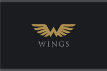 Wings Letter W Logo Design Vector Screenshot 1