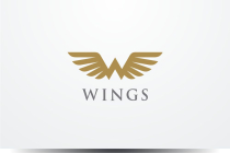 Wings Letter W Logo Design Vector Screenshot 2